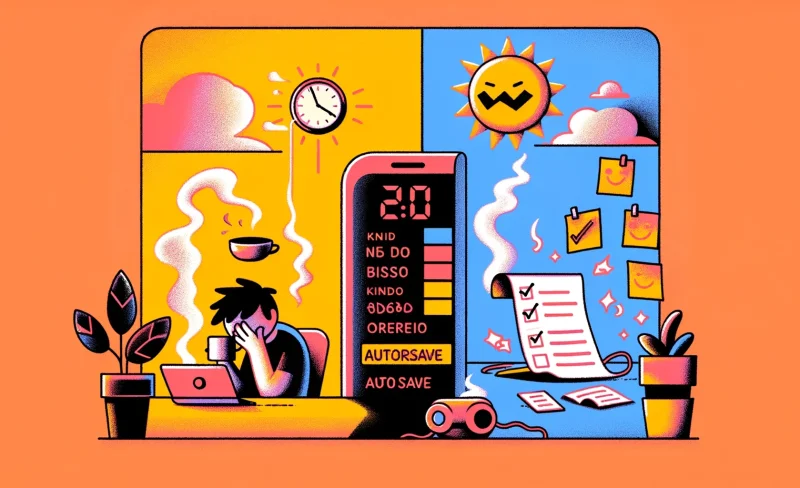 Bilo bi super kad bismo imali jedan “autosave” sa početka dana...